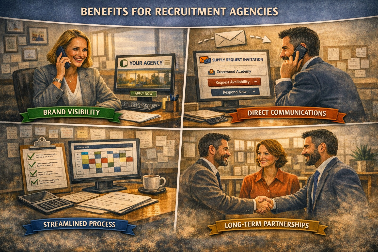 Benefits of AvailabilityGrid to Agencies image<br />
